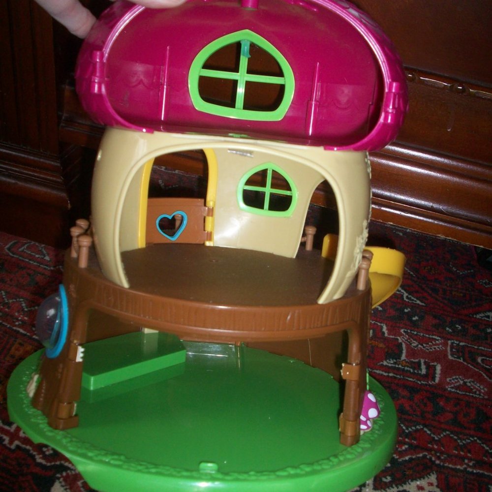 Li’l Woodzeez Acorn Treehouse Playset House Toy Incomplete but w/ Extra Pieces - Picture 4 of 10